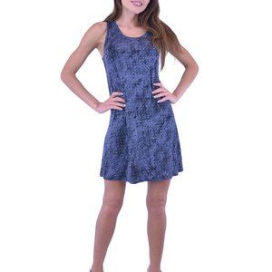 Vocal tank blue sleeveless dress with rhinestones - NWOT